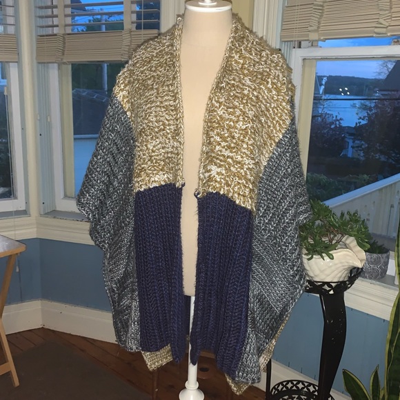 Cost Plus World Market Sweaters - World market knit shrug poncho cardigan sweater